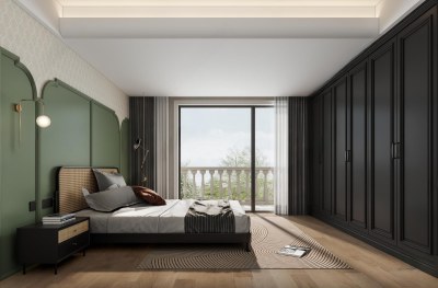 美式卧室3D模型下载